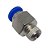 Conector Macho Instantâneo Tubo 4mm x Rosca 1/8 Npt - Imagem 1