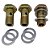 Kit Parafuso Oco 14mm 3 Furos + Arruelas Alumínio C/ 3 Peças - Imagem 1