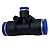 PUG 0804 TEE UNIAO REDUCAO 08 X 04 X 08 - Imagem 1