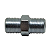 NIPLE RETO MACHO 1/8” X 1/8” - Imagem 1