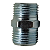 NIPLE RETO MACHO 3/8” X 3/8” - Imagem 1