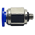 Conector Macho Instantâneo 04 x M6 - Imagem 1