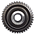 Engrenagem Para Compressor Mb 39 Dentes 712c Atego Axor - Imagem 1