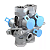 Valvula Bloqueio Dupla M22xm16 Atego 2425 2428 Axor 2533 - Imagem 1