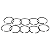 Jogo De Anéis Compressor Tuflo 500 0,40 63mm L110 111 F-750 - Imagem 2