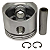Pistão Compressor LP48 75mm 0,10 B58 FM10 N10 N12 NL10 NL12 - Imagem 2