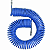 ESPIRAL PU AZUL 8MM X 10 METROS TERMINAL 1/4 C/ MOLA - Imagem 2