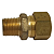 Conector Macho Porca E Anilha 1/2 Npt X Tubo 3/4 - Imagem 1