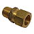Conector Macho Porca E Anilha 1/2 Npt X Tubo 3/4 - Imagem 2
