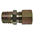 Conector Macho Porca E Anilha 1/2 Npt X Tubo 5/8 - Imagem 1