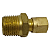 Conector Macho Porca E Anilha 1/2 Npt x Tubo 3/8 - Imagem 1