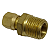 Conector Macho Porca E Anilha 1/2 Npt x Tubo 3/8 - Imagem 3