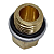 Adaptador Macho Latão M16x1,5mm X 1/4 Npt (13,2mm) Fêmea - Imagem 2