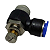 Regulador de Fluxo Tubo 12 x Rosca 1/2 Npt - Imagem 3