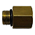 Adaptador Macho Latão M18x1,5mm X M22x1,5 Fêmea - Imagem 1