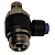 Regulador de Fluxo Tubo 06 x Rosca 1/2 Bsp - Imagem 1