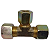 Tee União Porca Anilha Redução Tubos 12mm X 10mm X 12mm - Imagem 1