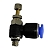 Regulador de Fluxo Tubo 4mm x Rosca M5 - Imagem 2