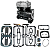 Jogo De Reparo Compressor Lk4960 92mm International Tgx Tga - Imagem 1