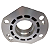 Flange Traseira Para Compressor Cummins 1317E Cargo 1319 - Imagem 1