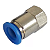 Conector Fêmea Instantâneo Tubo 4mm x Rosca 1/8 - Imagem 3
