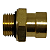 Conector Raufoss Macho M16x1,5 x Tubo 8mm 8938000012 - Imagem 2