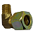 Cotovelo Macho 1/4 Npt x Tubo 10mm - Imagem 2