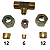 Tee União Porca Anilha Redução Tubos 12mm x 6mm x 12mm - Imagem 4