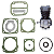Jogo De Reparo Compressor Com Retentor LK15 75mm 1214 1620 - Imagem 1