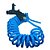 Kit Bico de Limpeza Botão/Espiral PU 3,5mt - Preto/Azul - Imagem 1