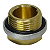 Tampão Macho Sextavado M22x1,5mm c/ Oring Latão - Imagem 1
