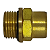 Adaptador Macho Latão M18x1,5mm x M14x1,5mm Fêmea - Imagem 1
