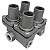 Válvula Protetiva 4 Vias Para Sc F94 P114 R124 Serie 4 T114 - Imagem 1