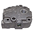 Cabeçote Para Compressor Mono 80mm Knorr MA 12.0 VM 270 6x2 - Imagem 4