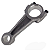 Biela Para Compressor Wabco 102,5mm Longa Accelo Atego Axor - Imagem 1
