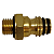 Conector Encaixe Pequeno Rosca M12x1,5mm Raufoss - Imagem 1