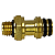 Conector Encaixe Médio Rosca M12x1,5mm Raufoss 8939203142 - Imagem 1