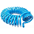 Mangueira Espiral PU 8mm 3,5mt Azul - Imagem 1