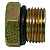Tampão Macho Sextavado c/ Oring M18x1,5mm - Imagem 1