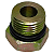 Tampão Macho Sextavado c/ Oring M18x1,5mm - Imagem 2