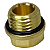 Tampão macho Sextavado c/ Oring M14x1,5mm Latão - Imagem 2