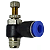 Regulador de Fluxo Tubo 6mm x Rosca 1/8 Npt - Imagem 3