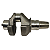 Virabrequim Compressor de Ar  Knorr 92mm P124 Constellation - Imagem 1