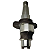 Virabrequim Compressor de Ar Knorr LK 15 c/ Chaveta B763742 - Imagem 2