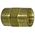 Luva Rosca Fêmea M12x1,5 x M12x1,5mm - Imagem 1