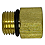 Adaptador Rosca Macho M16x1,5 x M16x1,5 Fêmea - Imagem 1
