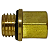 Adaptador Macho M12x1,5 x 1/8 Npt Fêmea - Imagem 1