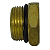 Adaptador Rosca Macho M22x1,5mm x 1/8 Npt Fêmea - Imagem 1