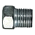 Tampão Plug Bujão Sextavado 1/8 - 9,6mm - Imagem 2
