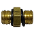 Niple Rosca Macho M10x1,0 x M10x1,0mm - Imagem 1